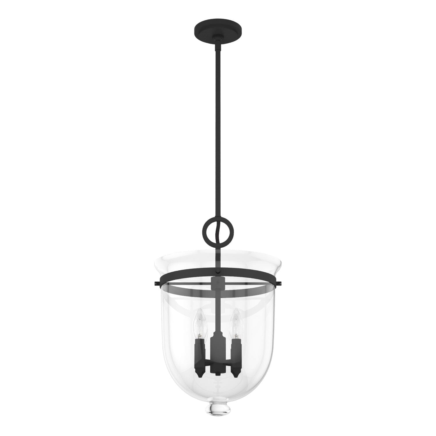 Stylish Belltown 4-Light Modern Pendant Lighting Fixture for Dining Room, Kitchen Island & Living Room Decor - Brushed Nickel Finish