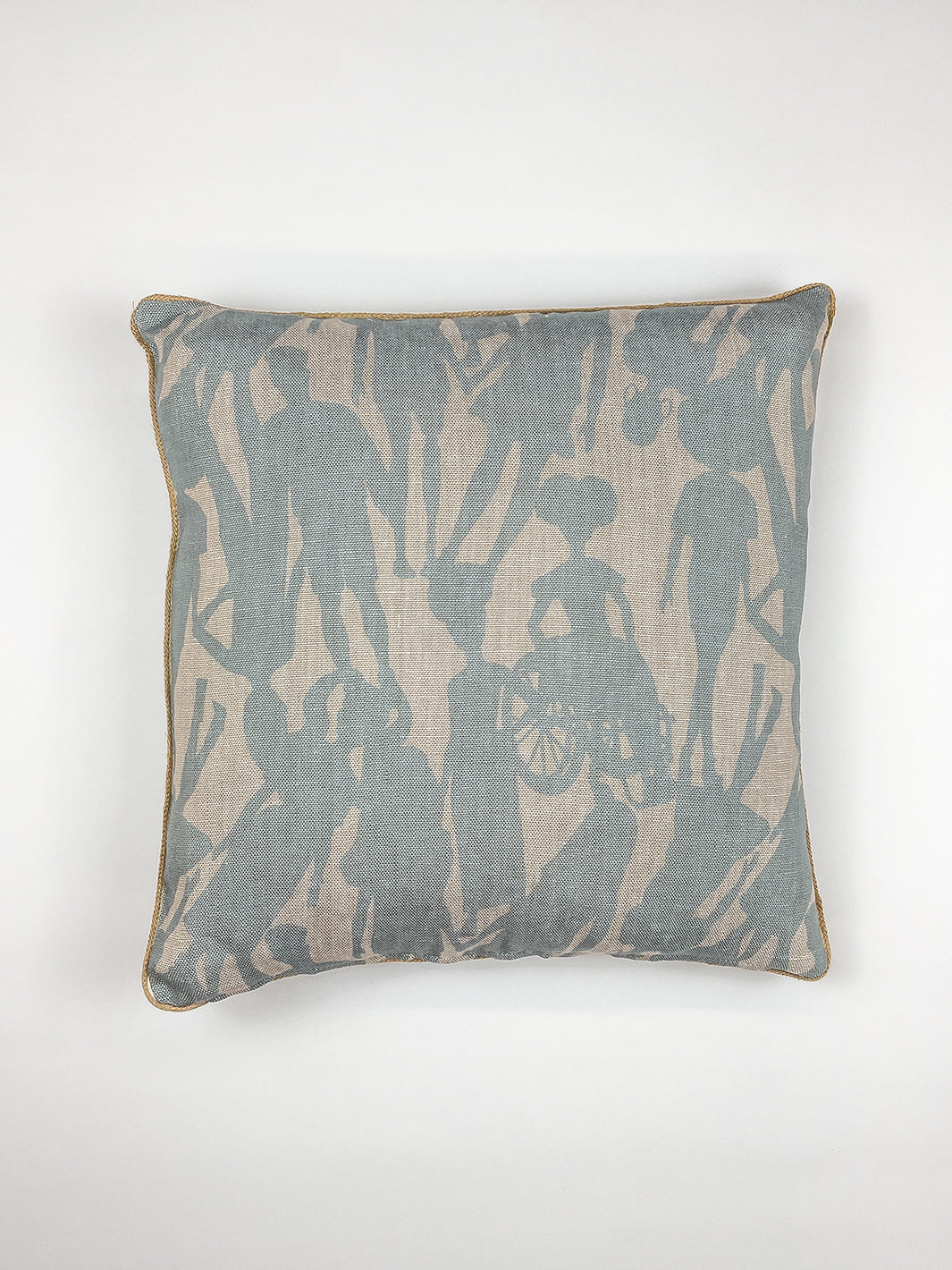 Barbie™ Blue Flax Linen Throw Pillow - Fashionable Home Decor for Living Room, Bedroom & Sofa
