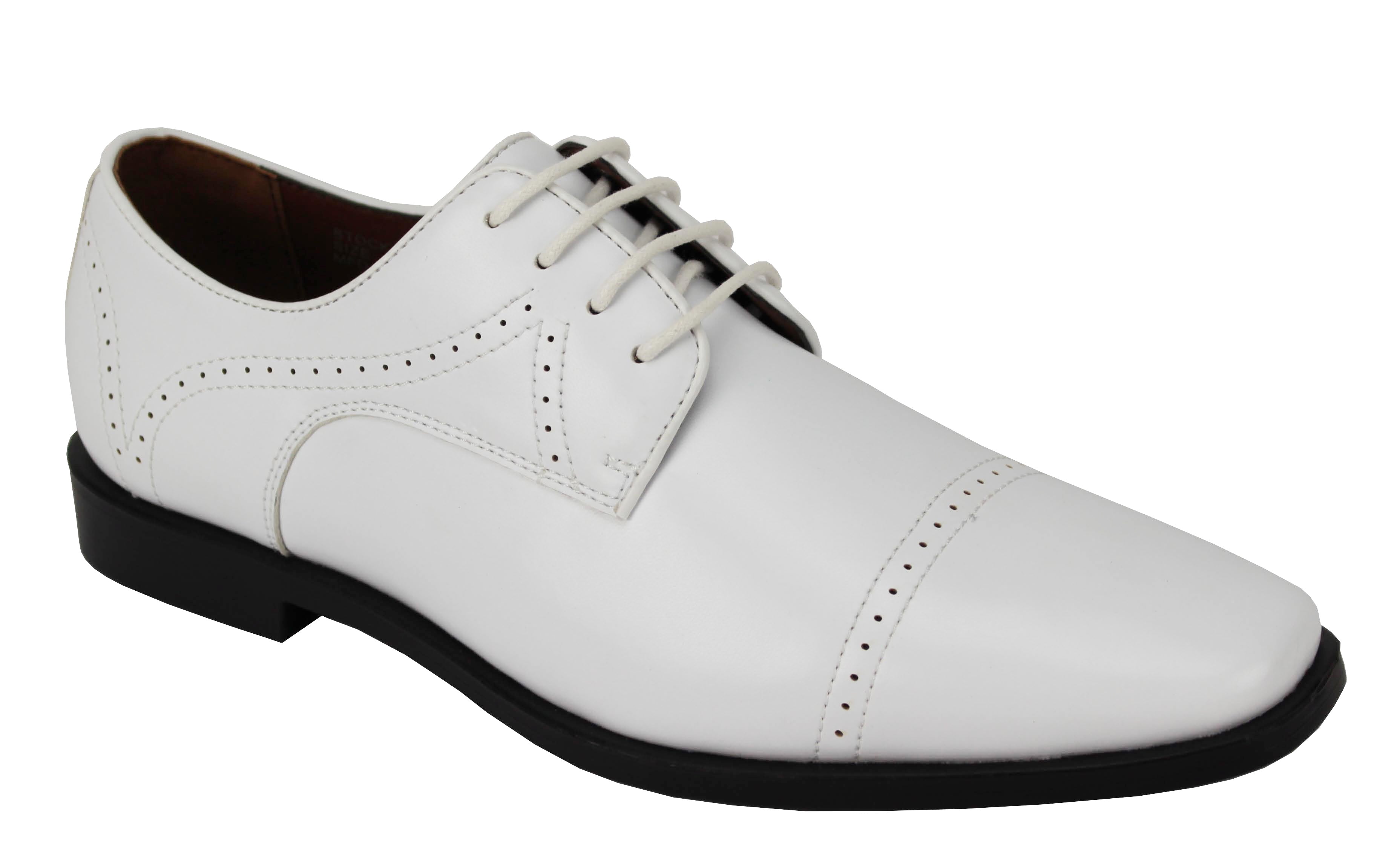 Antonio Cerrelli 7000 White Wide Width Comfortable Casual Shoes for Men - Perfect for Walking, Office & Everyday Wear