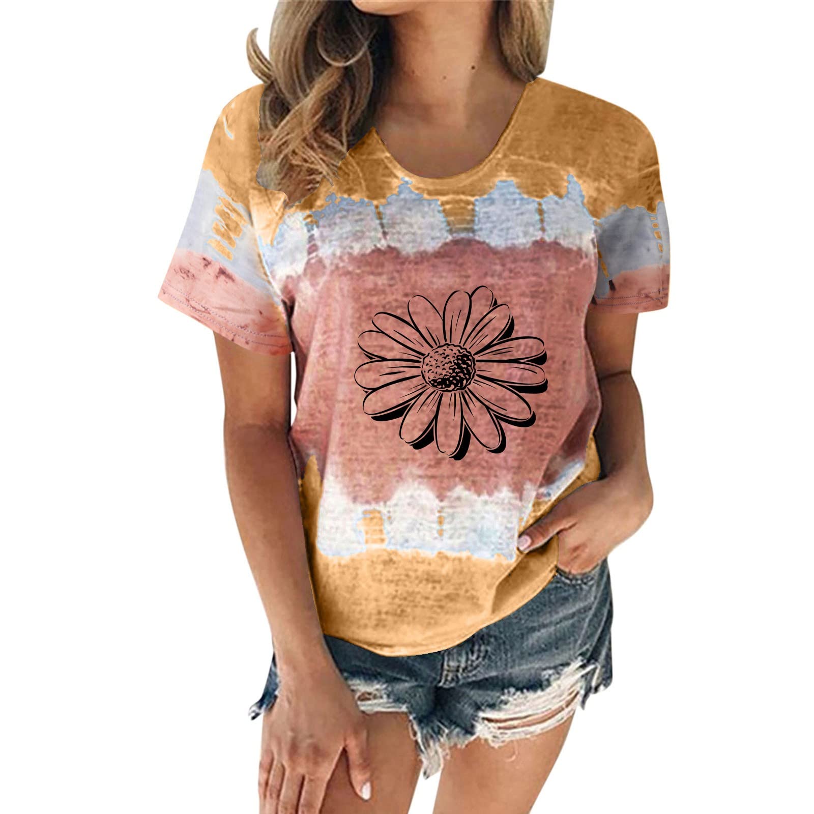 Women's Summer Tunic Tops - Trendy Crewneck Long Sleeve Sweatshirts & Hoodies for Women | Casual Outfits, Beach Cover-ups, and Everyday Wear