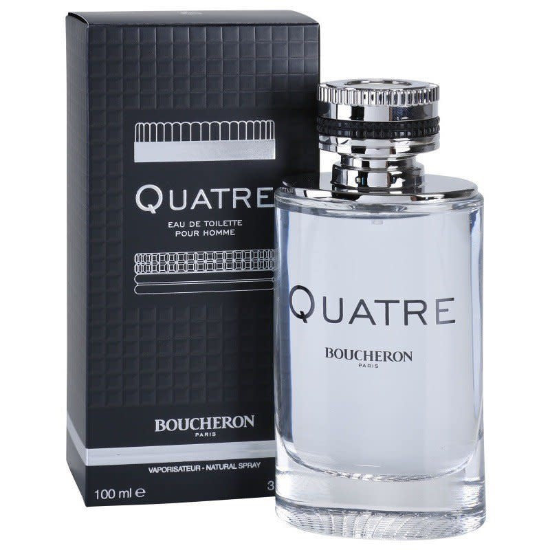 Boucheron Quatre 100ML Eau de Toilette Spray for Men - Luxury Fragrance for Date Night & Special Occasions