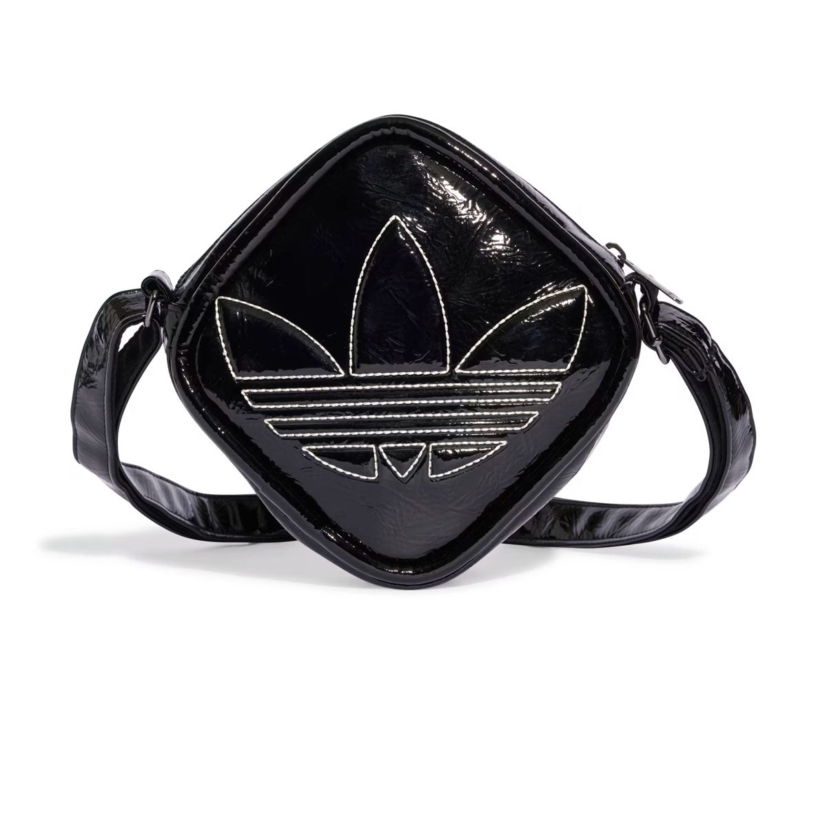 Adicolour Premium Classic Diamond Bag for Women - Stylish Black Shoulder Purse for Work, Travel & Everyday Use
