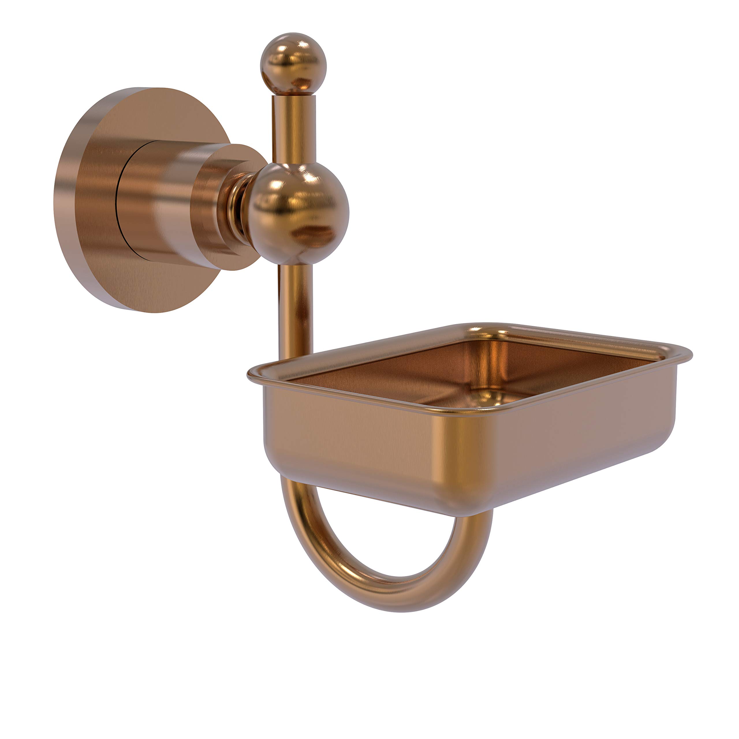 Allied Brass AP-32 Brushed Bronze Wall Mounted Soap Dish - Elegant Bathroom Accessory for Modern & Traditional Decor
