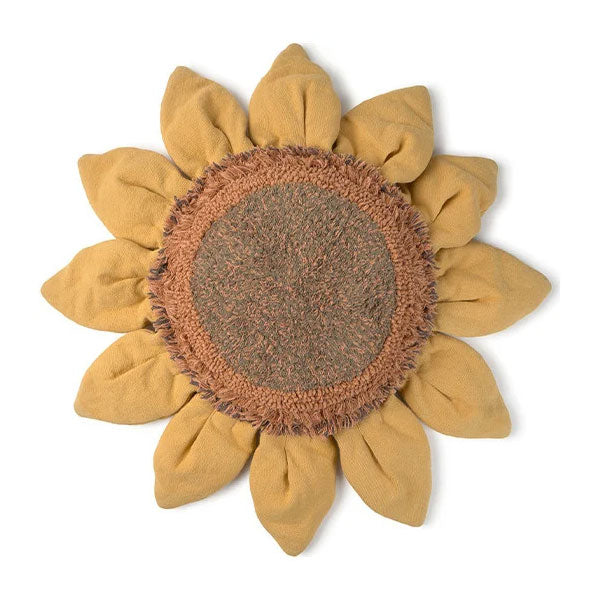 Sunflower Floor Cushion Pillow - Soft & Comfortable Seat Pad for Yoga, Meditation, Kids Playroom, and Living Room Decor