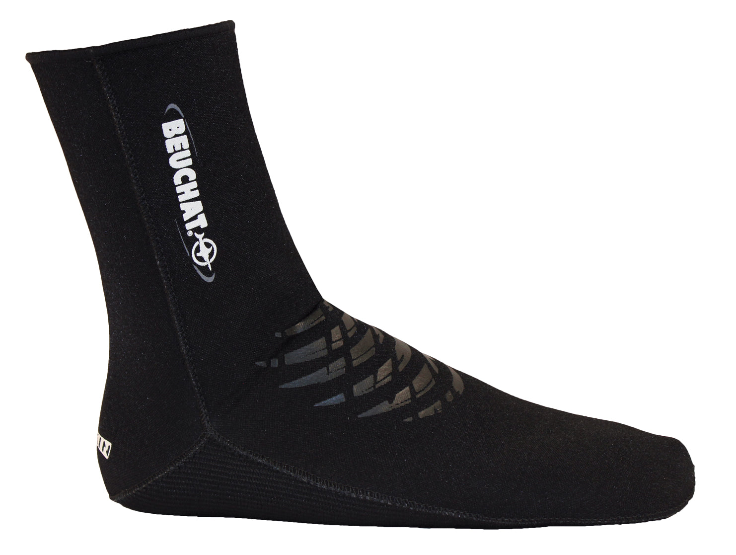 Beuchat 4mm Elaskin Socks - Neoprene Diving Socks for Scuba, Snorkeling & Water Sports - Warm & Comfortable Foot Protection