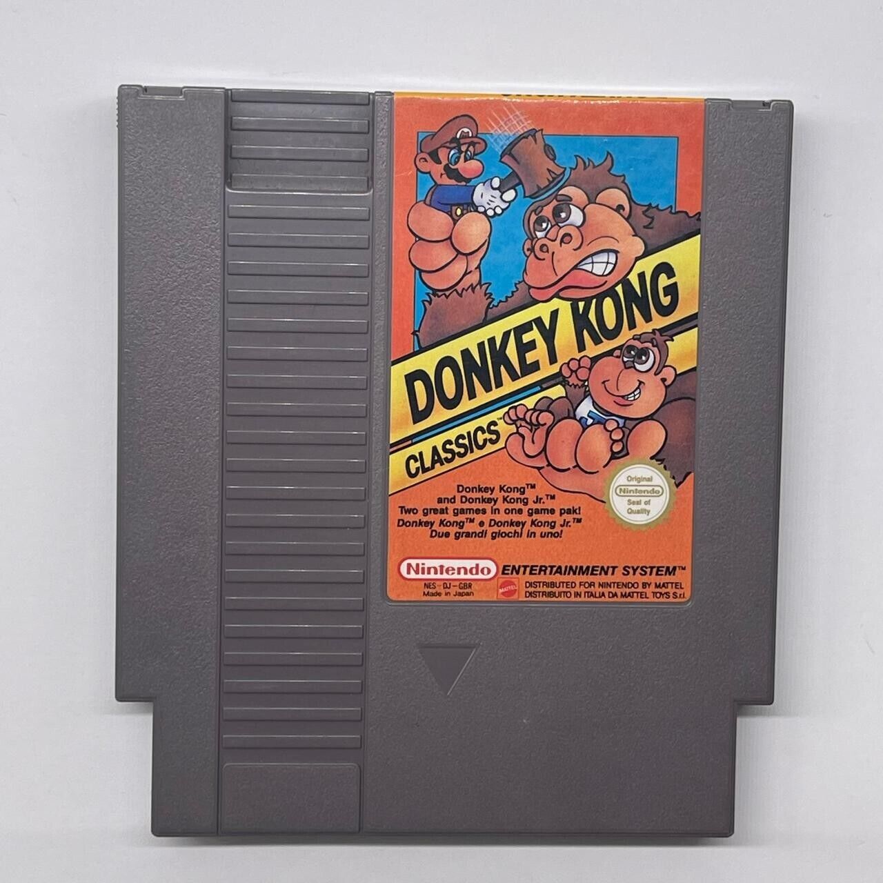 Donkey Kong Classics NES Nintendo Entertainment System Game - Retro Video Game for Nintendo Entertainment System (PAL Version) - Perfect for Collectors and Retro Gaming Enthusiasts