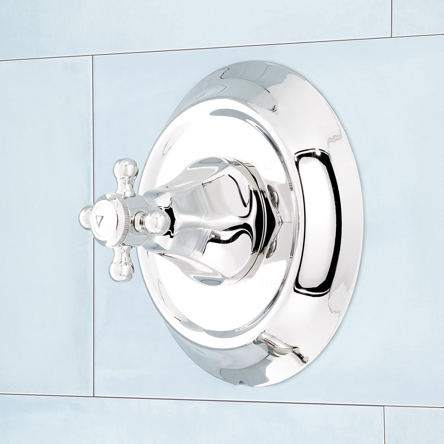 Signature Hardware 449744 Boca Raton Dual Function Pressure Balanced Valve Trim - Less Valve for Shower and Bathtub | Perfect for Bathroom Remodeling and Plumbing Upgrades