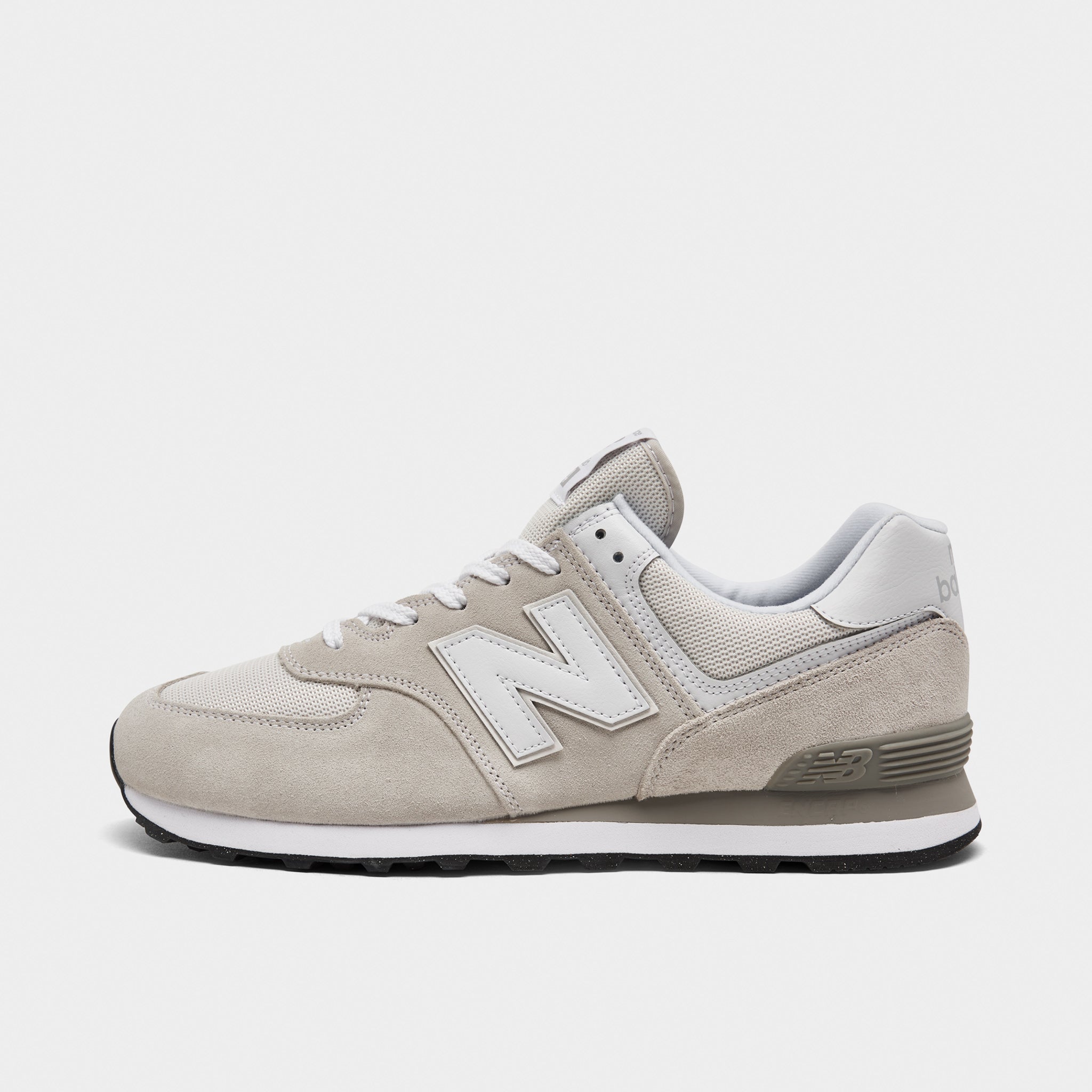 New Balance ML574EVW Nimbus Cloud White Sneakers - Men's Lightweight Running Shoes for Walking, Jogging & Casual Wear