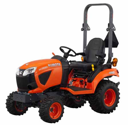 Kubota BX2680 25.5HP Compact Diesel Tractor for Farming, Landscaping & Property Maintenance - Reliable Utility Tractor for Small Farms, Gardens & Estate Work