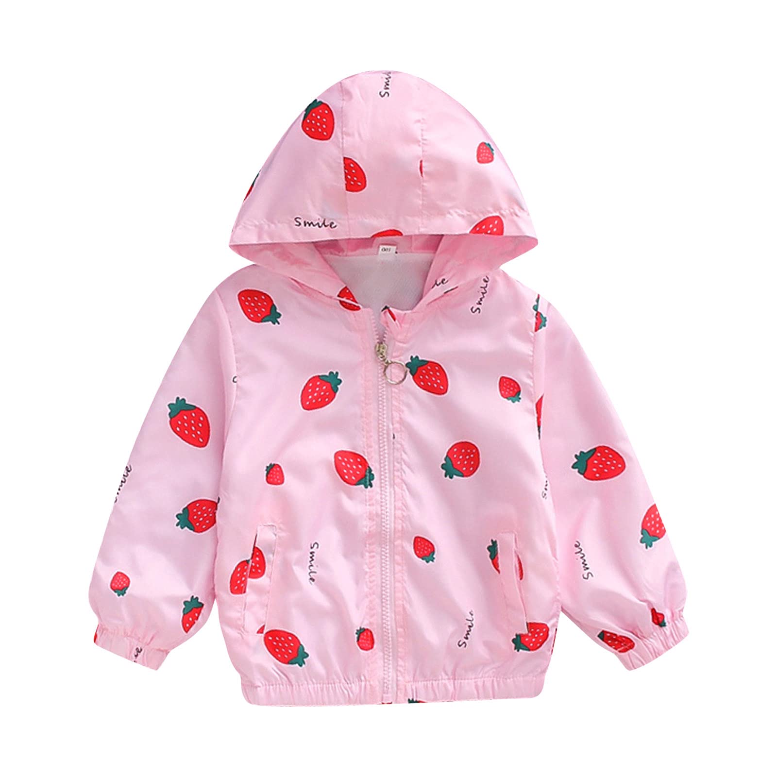 Toddler Hooded Windbreaker Jacket - Waterproof Raincoat for Boys & Girls Ages 1-6 Years | Spring Outdoor Play, Park Visits & Rainy Day Protection