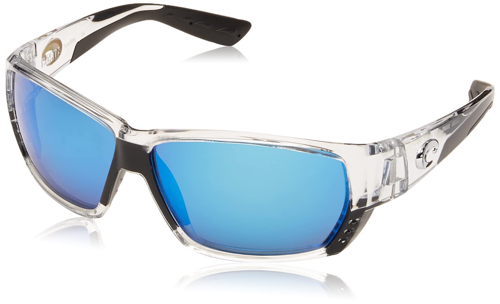 Costa Del Mar Men's Tuna Alley Rectangular Polarized Sunglasses - UV Protection for Fishing, Driving & Outdoor Activities