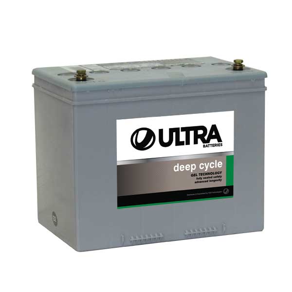 12V 74Ah Ultra Deep Cycle Gel Battery - Marine, RV, Solar & Off-Grid Power Solution - Maintenance-Free & Long-Lasting Performance