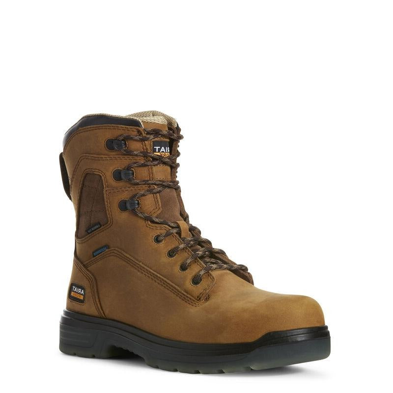Ariat Turbo 8 H20 Composite Toe Work Boots - Waterproof & Safety Toe for Men | Durable Construction for Construction, Farming & Outdoor Work