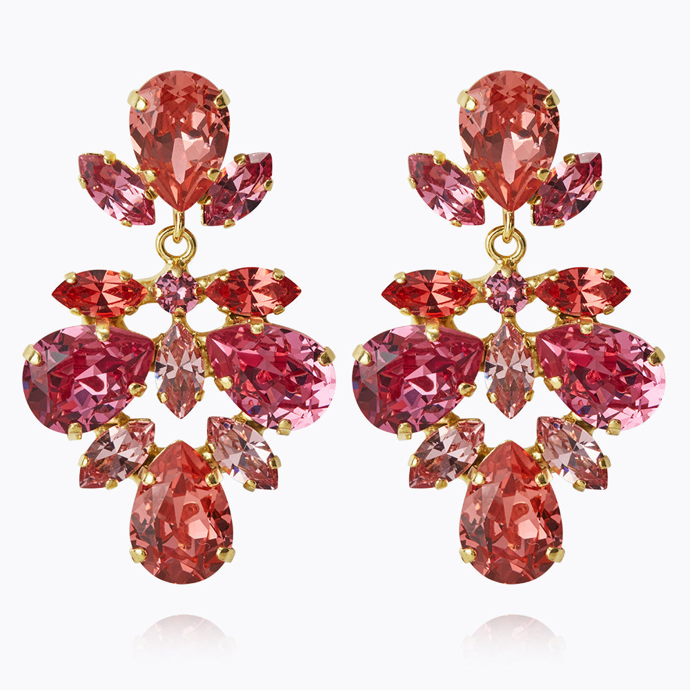 Selene Elegant Dangle Earrings - Sunset Inspired Jewelry Set for Women | Perfect for Evening Parties, Date Nights & Special Occasions