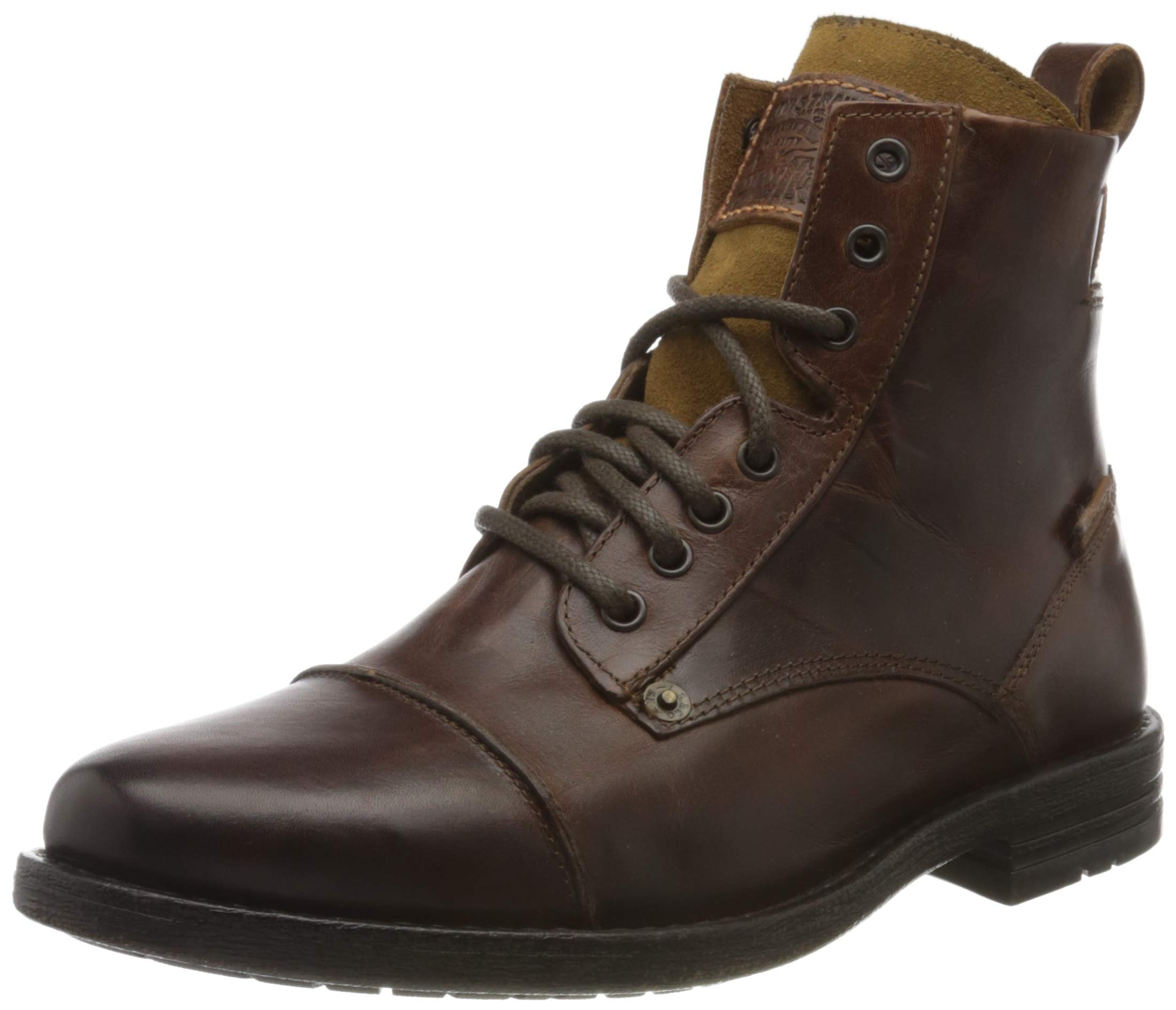 Levi's Men's Emerson Ankle Boots - Comfortable Leather Casual Shoes for Walking & Work | Perfect for Office, Travel & Everyday Wear