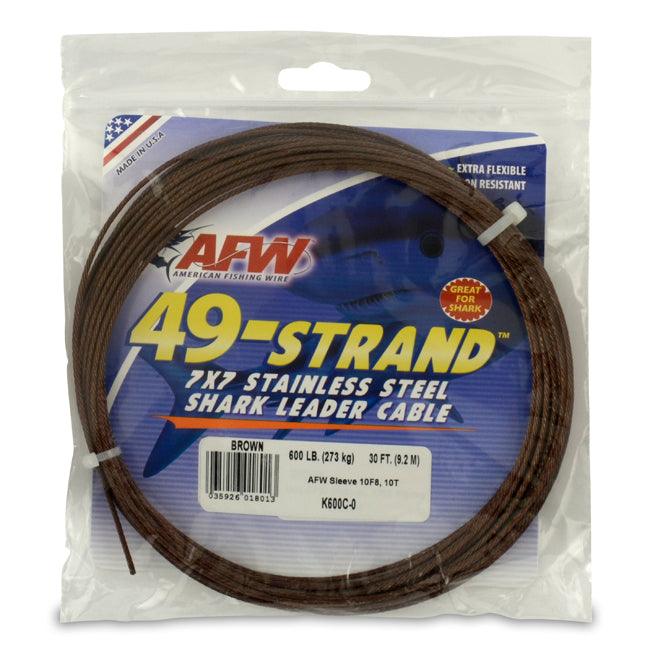 Premium Stainless Steel Shark Leader Fishing Wire - Heavy Duty Saltwater Fishing Gear for Shark, Tuna & Big Game - Ideal for Offshore & Deep Sea Fishing Adventures