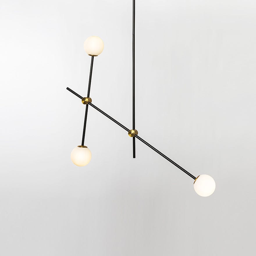 APENERA 3-Pack Modern Pendant Lights - Sleek Hanging Fixtures for Kitchen Island, Dining Room & Bedroom Lighting - Dimmable LED Chandelier for Home Decor