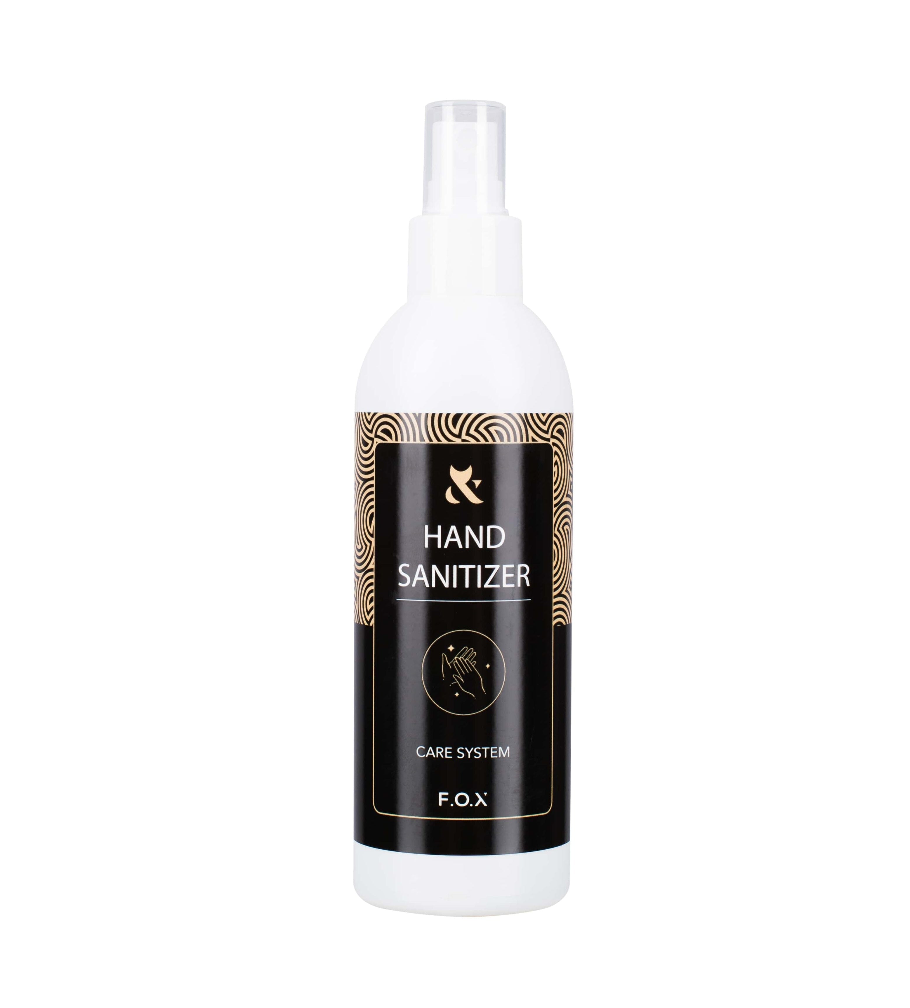 F.O.X Hand & Nail Sanitizer Spray - 8.5 oz (250ml) | Alcohol-Based Sanitizing Spray for Hands & Nails | Portable Travel Size for Gym, Office & On-The-Go Use