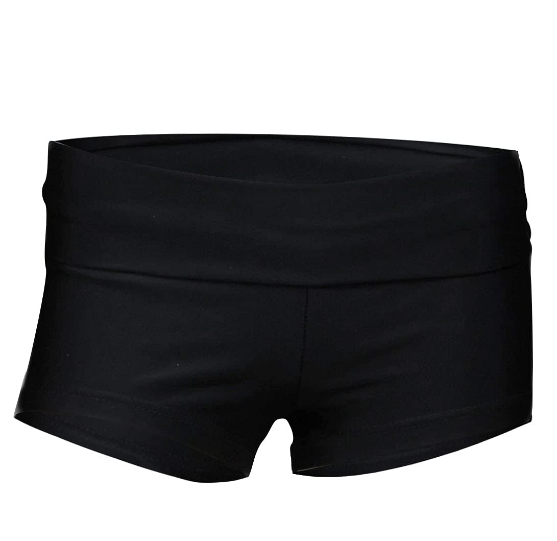 Destira High Waisted Gymnastics Shorts for Girls - Comfortable & Stretchy Workout Shorts for Kids - Perfect for Gymnastics, Dance, Cheerleading & Everyday Wear