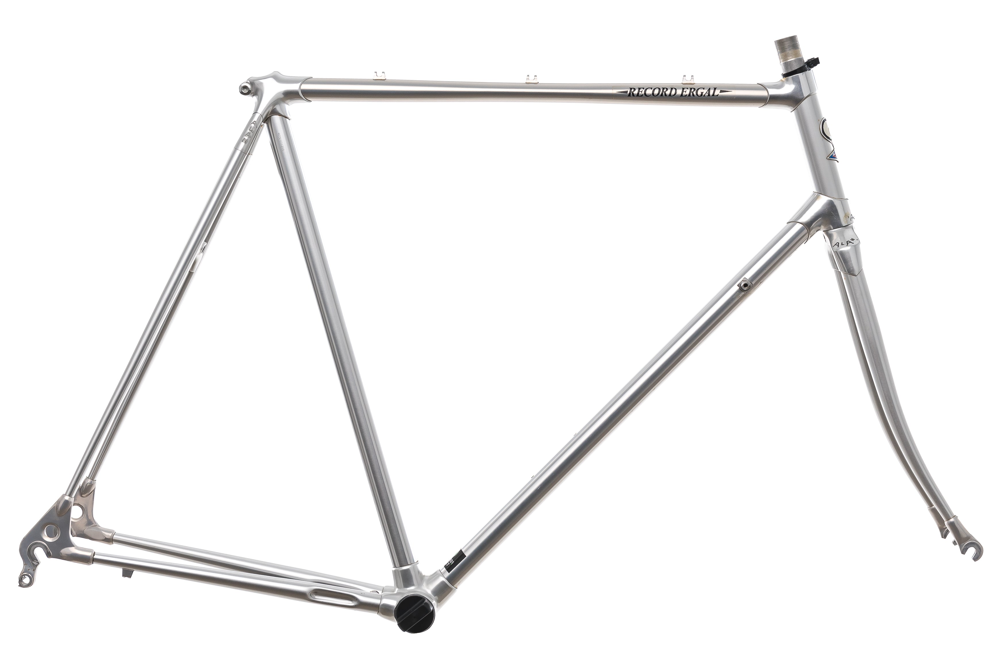 Alan Record Ergal 58cm x 57cm Aluminum Alloy Frame Set - Lightweight & Durable for Cycling, Mountain Biking & Road Racing