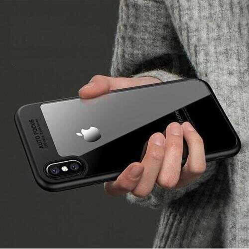 iPhone X Shockproof Transparent Case - Ultra Durable PC Polymer Cover with Drop Protection for Accidental Bumps & Falls (White) - Perfect for Daily Use, Travel & Outdoor Activities