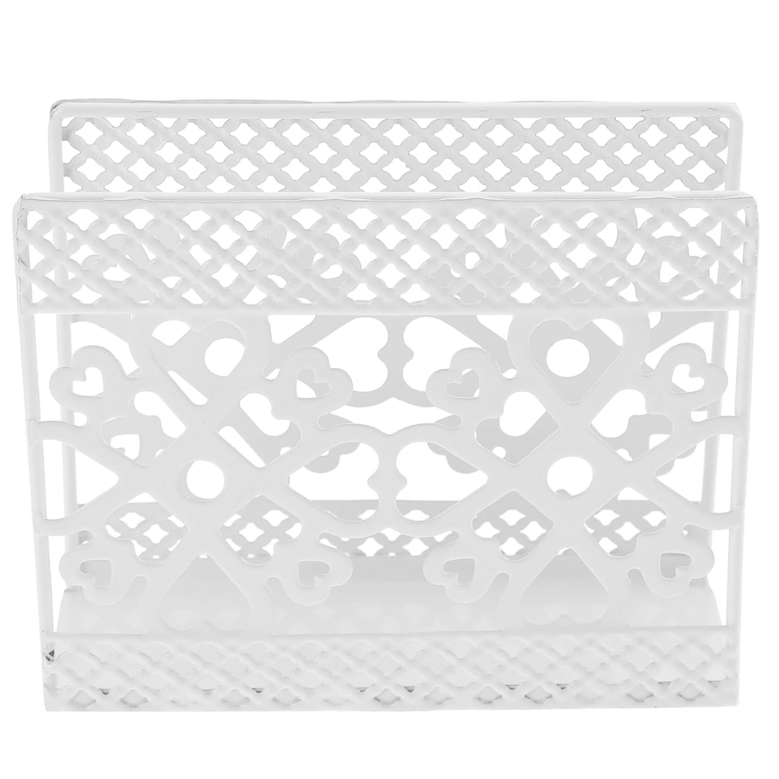 Stainless Steel Napkin Holder - Decorative Metal Napkin Organizer & Storage Rack for Kitchen, Dining Table, Restaurant - Perfect for Paper Towels, Tissues, and Napkins