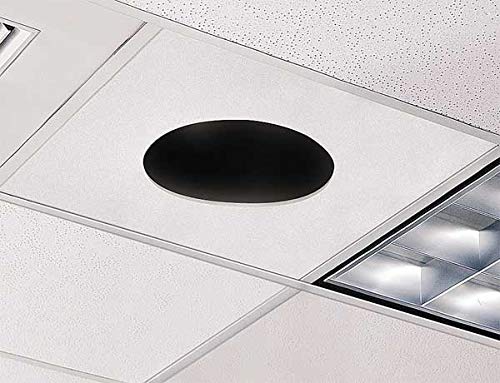 24x24 Inch Ceiling Tiles - White Acoustic Drop Ceiling Panels for Office, Basement & Home Renovation - Easy Installation & Sound Absorption