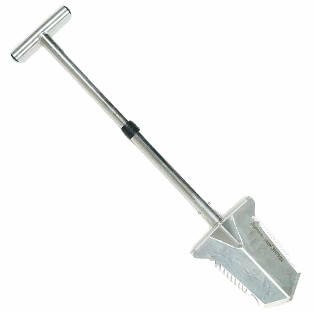 Nokta Premium Stainless Steel Shovel - Heavy Duty Digging Tool for Camping, Gardening & Outdoor Adventures