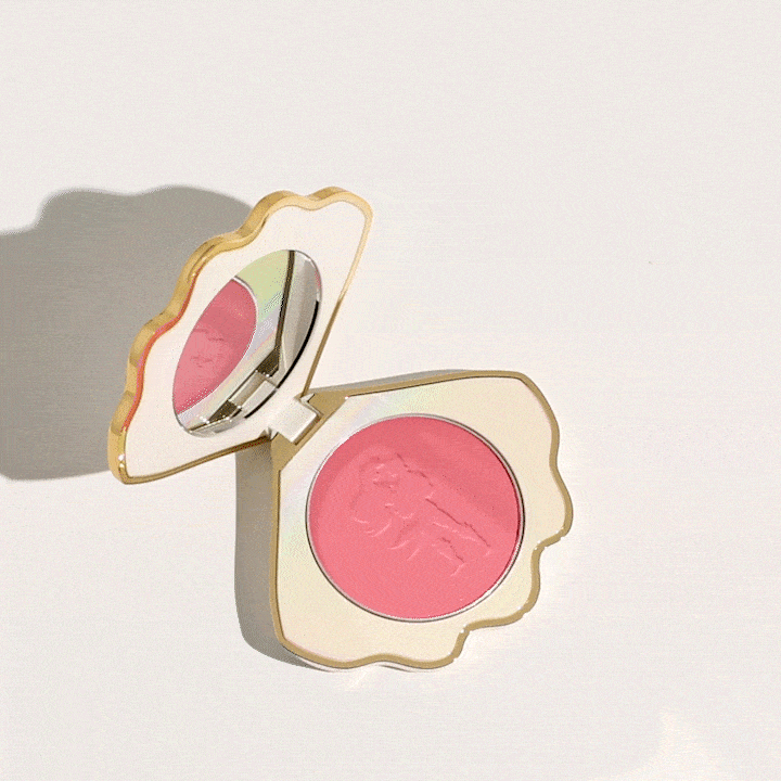 Disney The Little Mermaid Blush Palette - 6 Color Eyeshadow & Highlighter Set for Makeup, Cruelty Free & Vegan - Perfect for Cosplay, Halloween, and Daily Makeup Looks