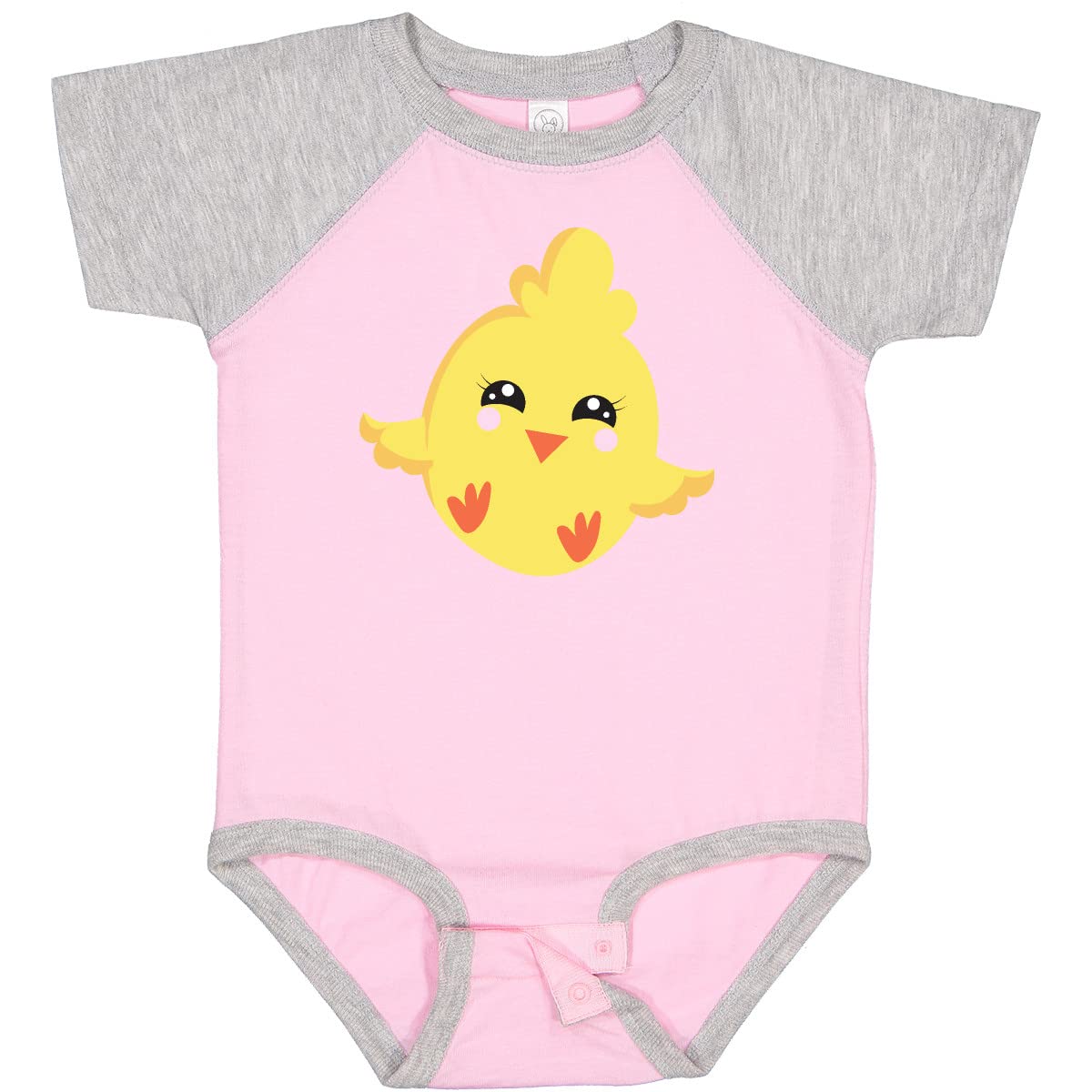Inktastic Cute Baby Chicken Bodysuit - Adorable Chick Design for Infants & Toddlers - Perfect for Playdates, Nursery, and Family Photos