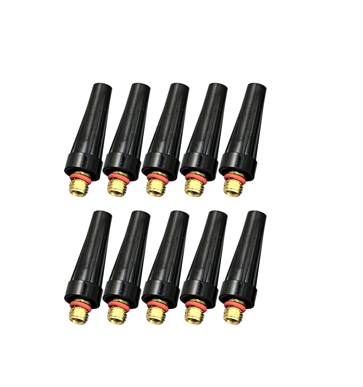 RIVERWELD TIG Back Caps (Medium) 41V35 - Compatible with SR, PDA, DB, WP 9/20/25 TIG Welding Torches - 10-Pack for Professional Welding & Metal Fabrication