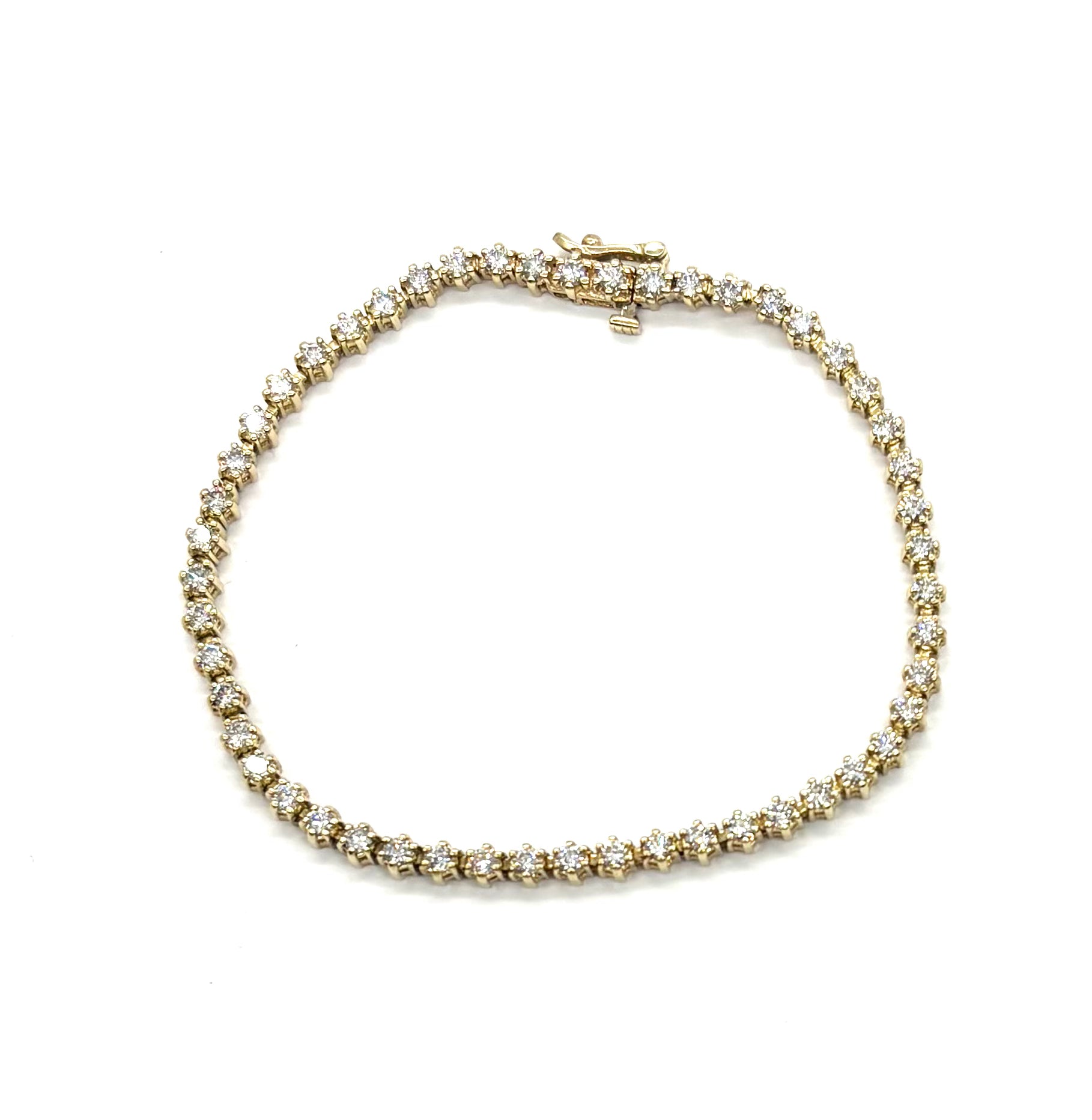 14K Gold Diamond Tennis Bracelet for Women - Elegant & Durable Jewelry Gift for Anniversary, Wedding & Special Occasions
