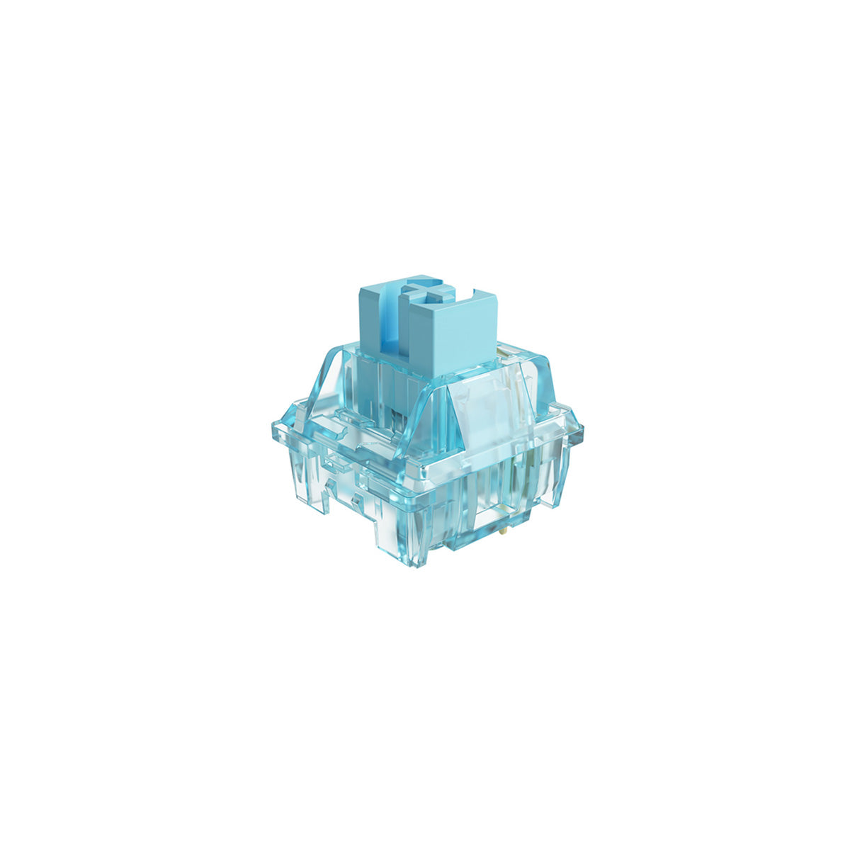 Akko CS Jelly Blue Mechanical Keyboard Switches - 45 Pack | Tactile Clicky Switches for Gaming & Typing | Compatible with DIY Custom Keyboards