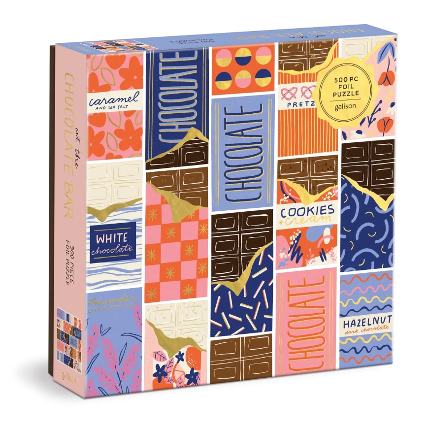 Chocolate Bar Foil Puzzle - Brain Teaser Game for Adults & Kids - Fun Party & Family Game Night Activity - Perfect for Gifts, Office Break, and Relaxation