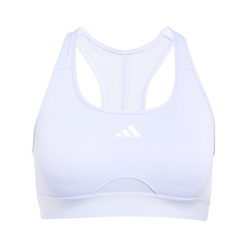 Adidas Powerreact Sports Bra for Women - High Impact Support Running & Workout Top - Breathable & Comfortable for Gym, Yoga, and Fitness Activities