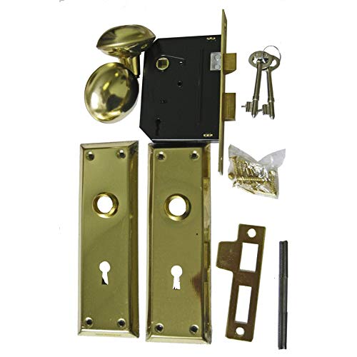 High Security Mortise Lock Set - Keyless Entry Deadbolt for Doors - Perfect for Home, Office & Commercial Use