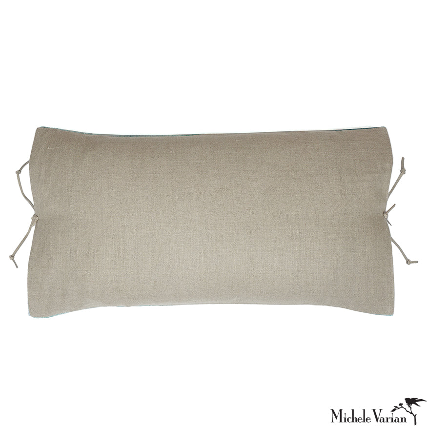 Printed Velvet Pillow Smudge Carbon 12x22 - Soft Decorative Throw Pillow for Sofa, Bed & Home Decor