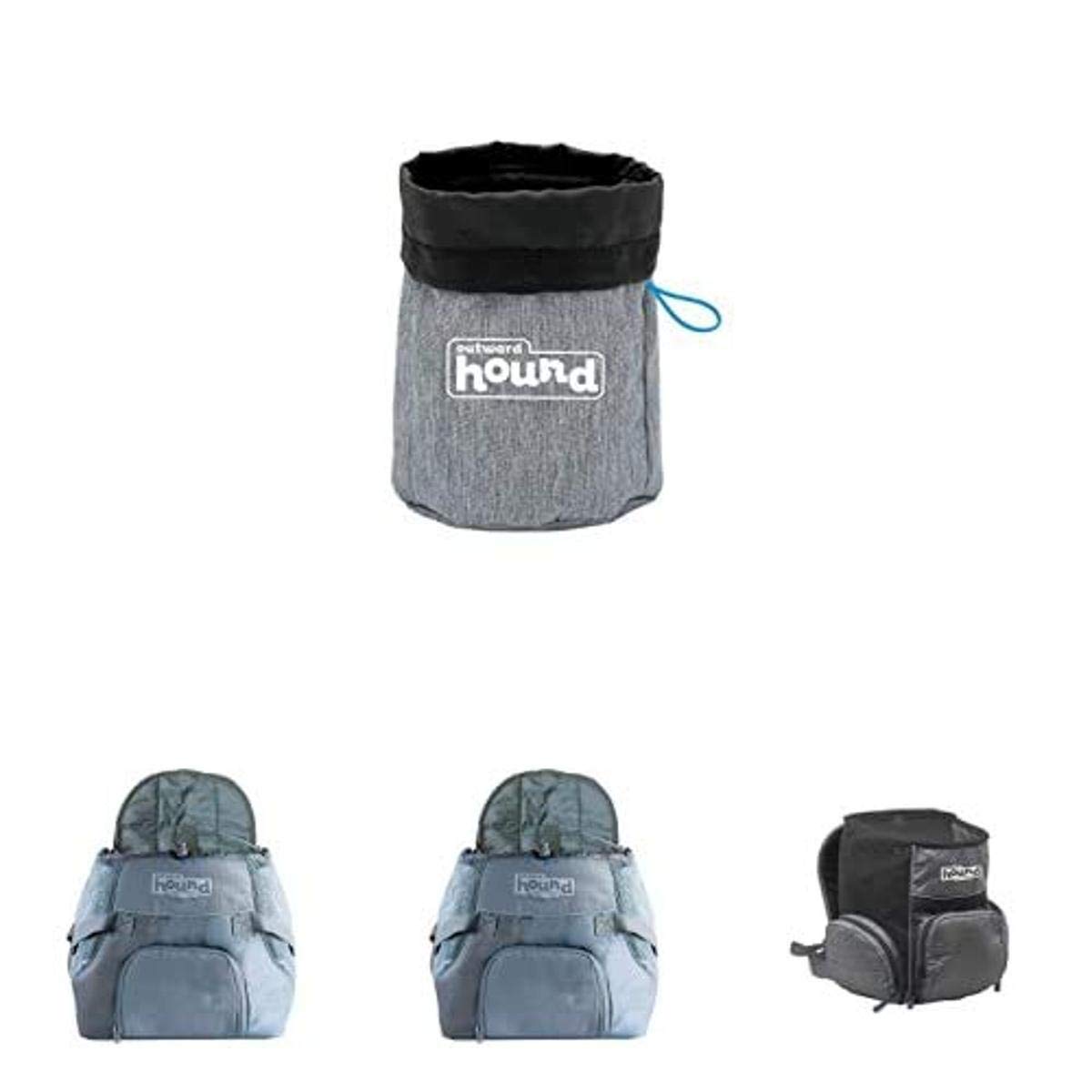 Outward Hound GoBag Dog Carrier Backpack - Portable Pet Travel Bag for Small to Medium Dogs, Hiking, Camping & Outdoor Adventures