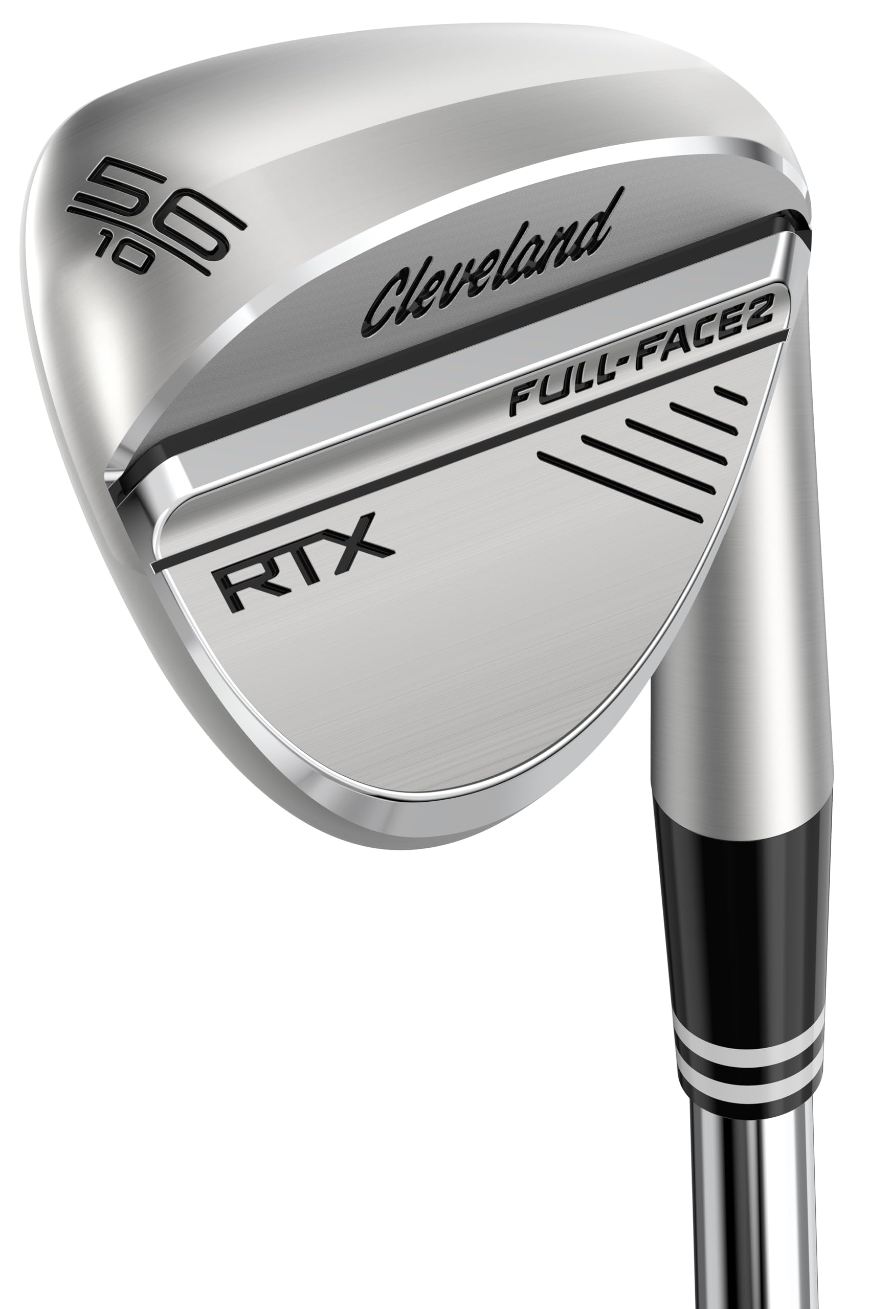 Cleveland Golf RTX Full-Face 2 Wedge - Satin Finish | High Spin Performance Golf Wedge for Short Game & Bunker Shots | Perfect for Golfers Seeking Precision Around the Green