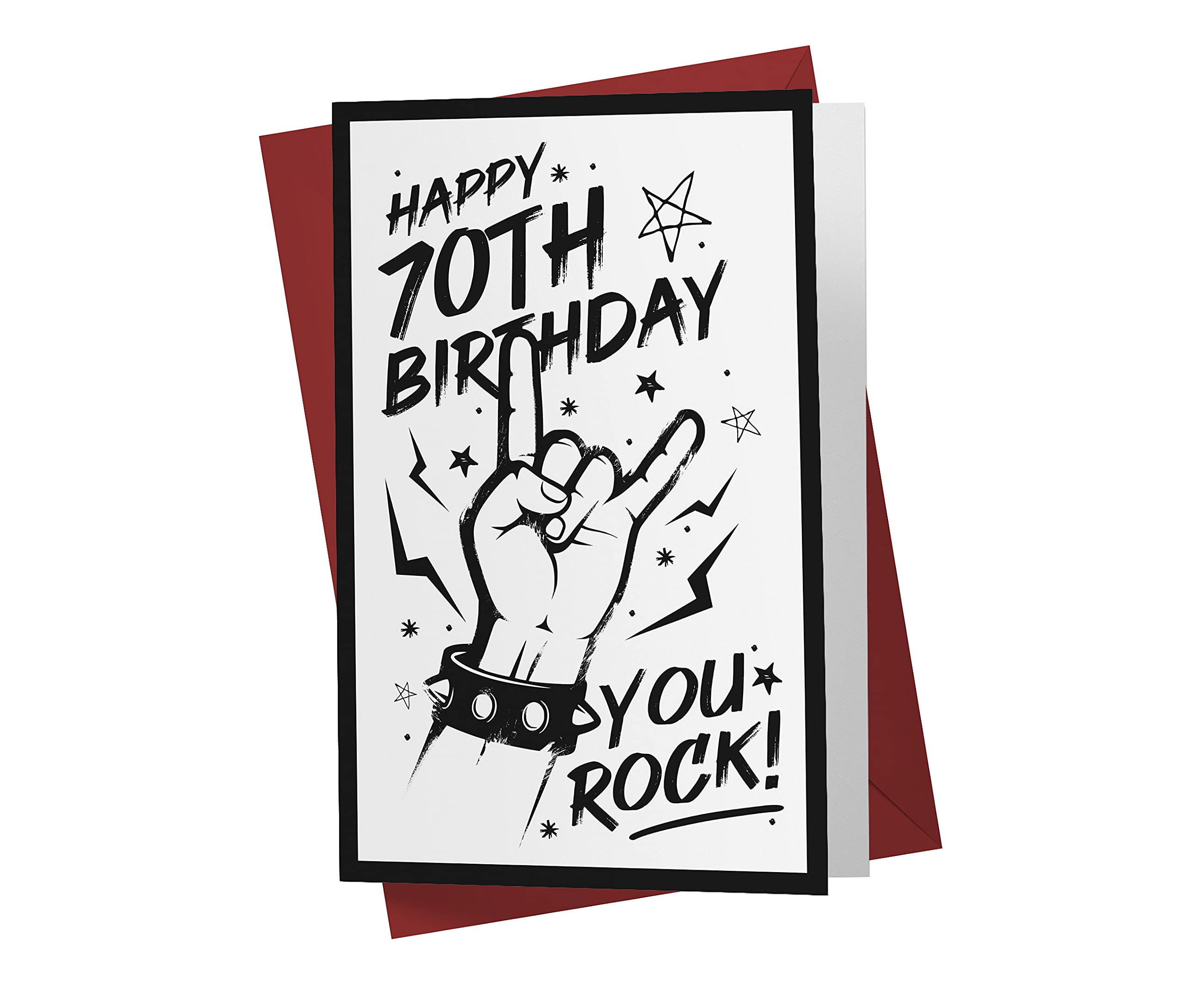 70th Birthday Card for Him Her - Funny 70 Years Old Greeting Card for Dad Mom, Brother Sister, Friend - Happy 70th Birthday Card for Men Women - Perfect for Retirement Parties & Milestone Celebrations