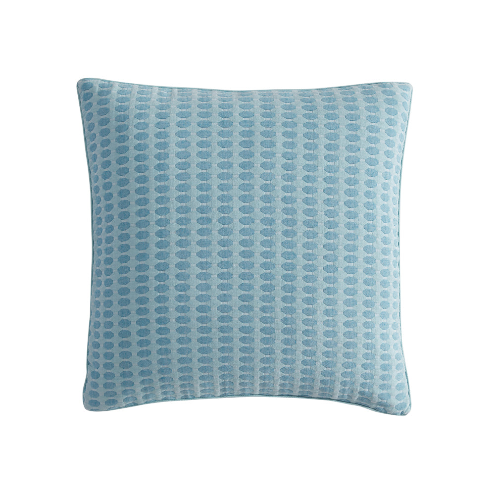 Frankie Turquoise Square Filled Cushion - Soft Decorative Throw Pillow for Sofa, Bed & Home Decor - Perfect for Living Room, Bedroom & Nursery Comfort