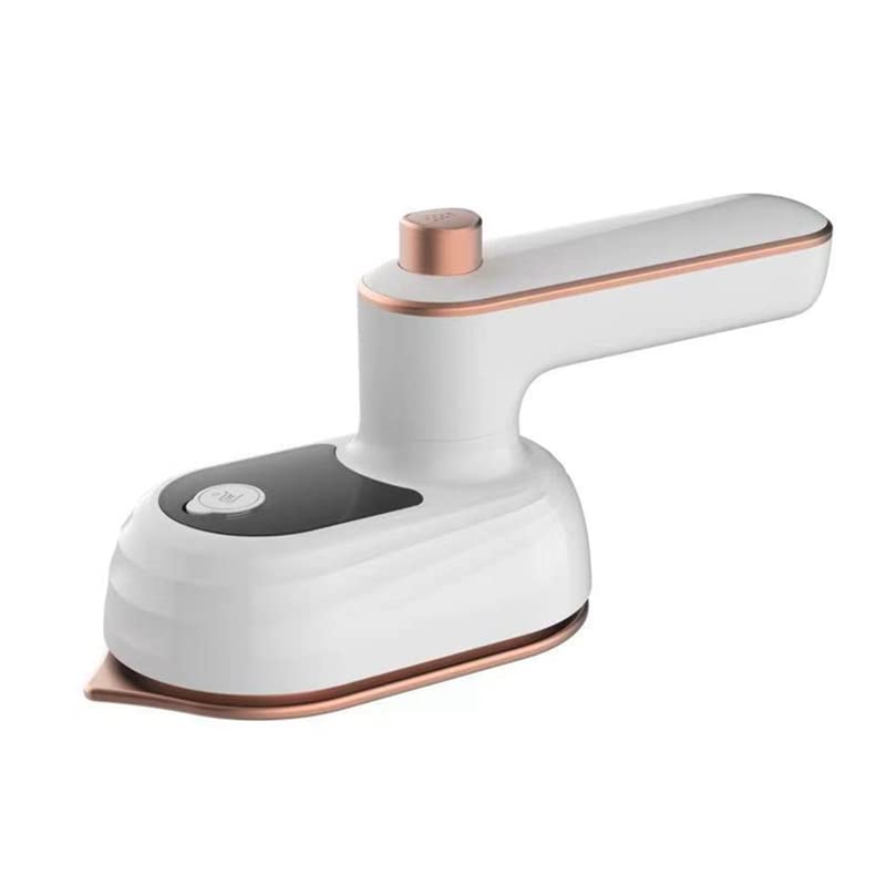 Portable Mini Steam Iron - Handheld Wet & Dry Dual Heat Garment Steamer for Clothes, Home & Travel - Compact Travel Iron with Steam Generator (White) | Perfect for Wrinkle Removal, Suit Care, and Quick Outfit Refresh On-The-Go