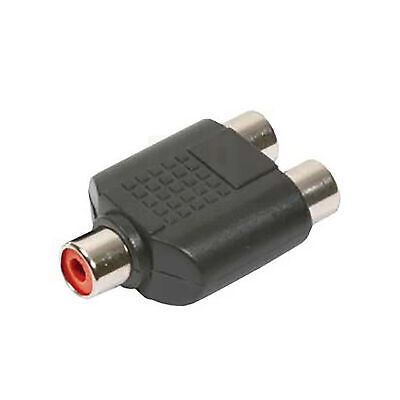 Aerpro AP634 RCA Female to 2 RCA Female Audio Splitter Adapter - High-Quality Stereo Audio Connector for Home Theater, Car Audio & DJ Equipment