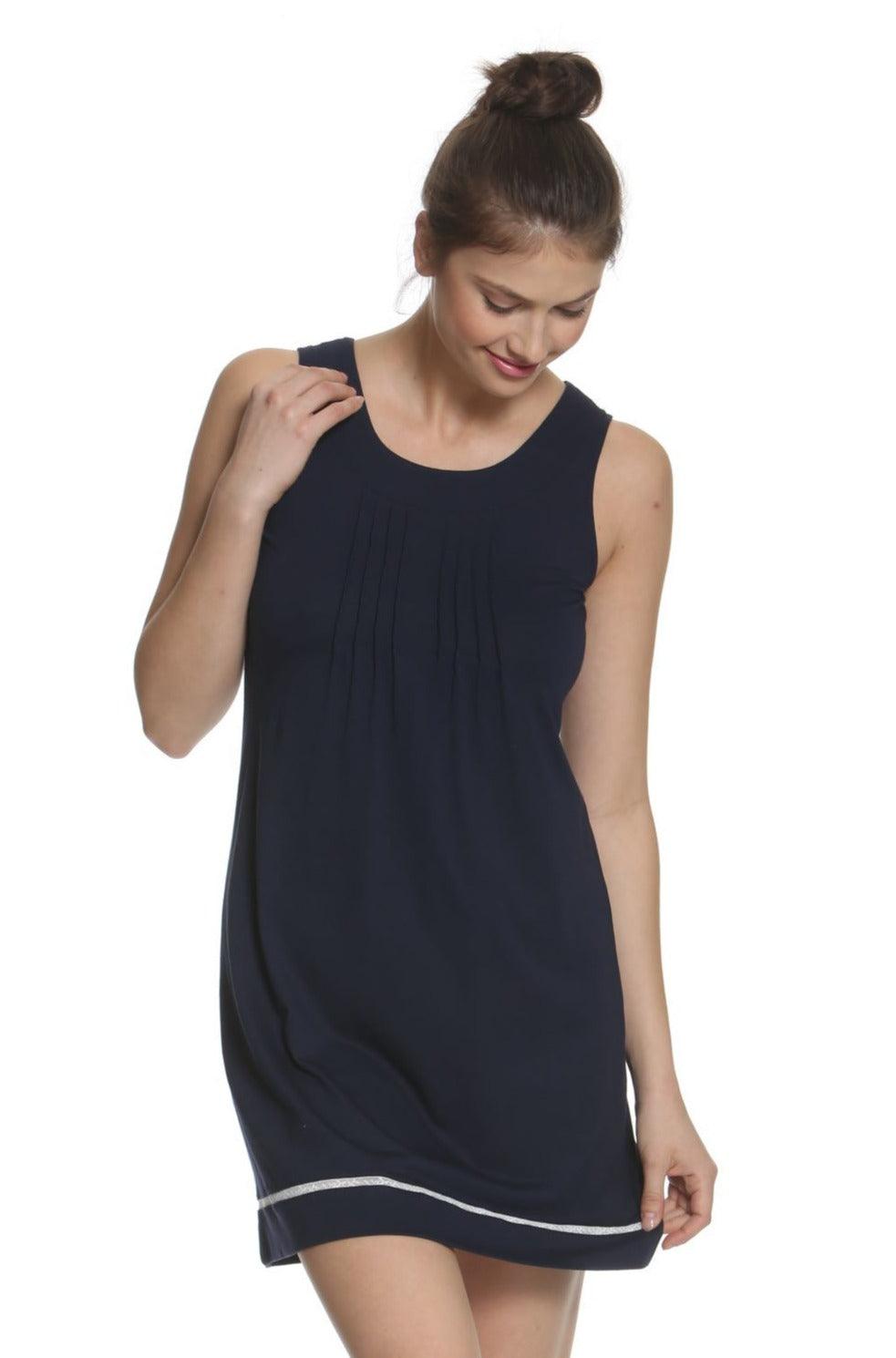 Women's Tank Top Chemise - Soft & Comfortable Sleepwear for Summer - Perfect for Lounge, Sleep & Vacation