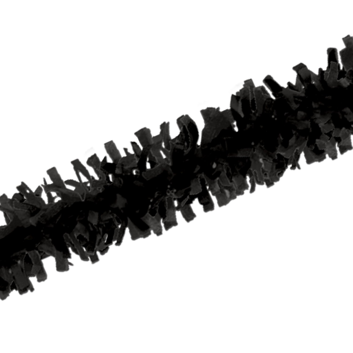 Beistle 24-Piece Black Tissue Paper Garland - 25ft Party Decorations for Birthday, Halloween & Holiday Celebrations | Perfect for Home, Office & Event Decor