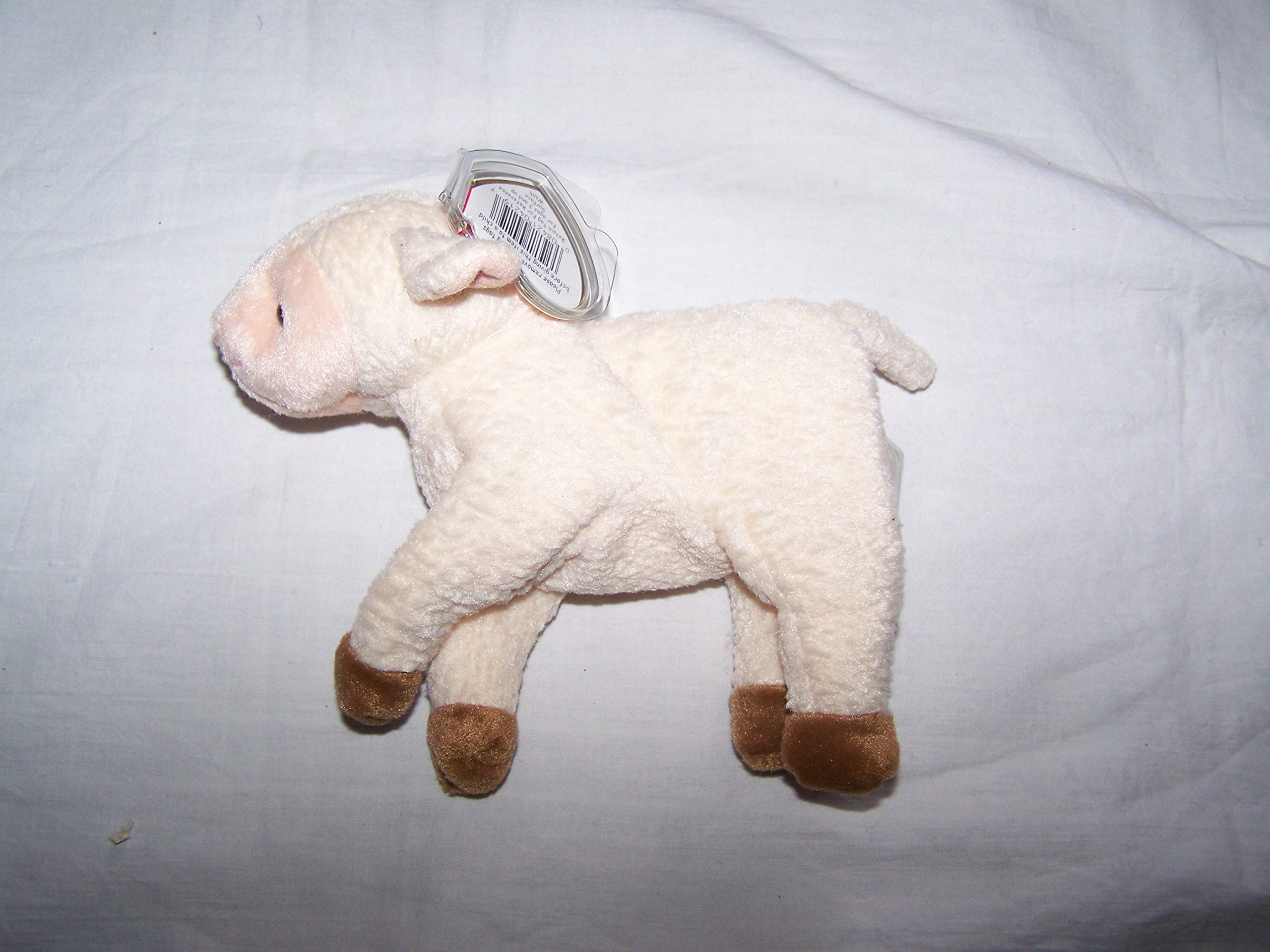 TY Beanie Baby - EWEY The Lamb Plush Stuffed Animal Toy | Soft Collectible Gift for Kids & Adults | Perfect for Birthday, Valentine's Day & Nursery Decor