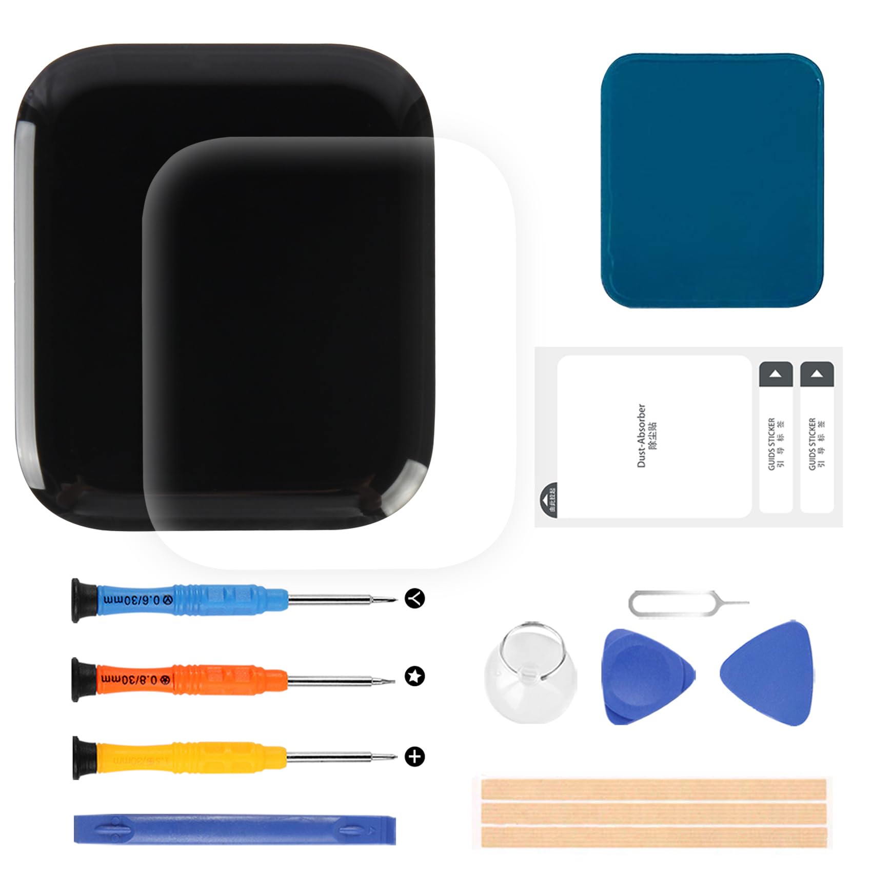 Apple Watch Series 4 LCD Screen Replacement 40mm/44mm Display Touch Digitizer Assembly - Repair Kit with Screen Protector & Tools (Compatible with Apple Watch 4) - Perfect for DIY Fixes, Home Repairs, and Watch Restoration Projects