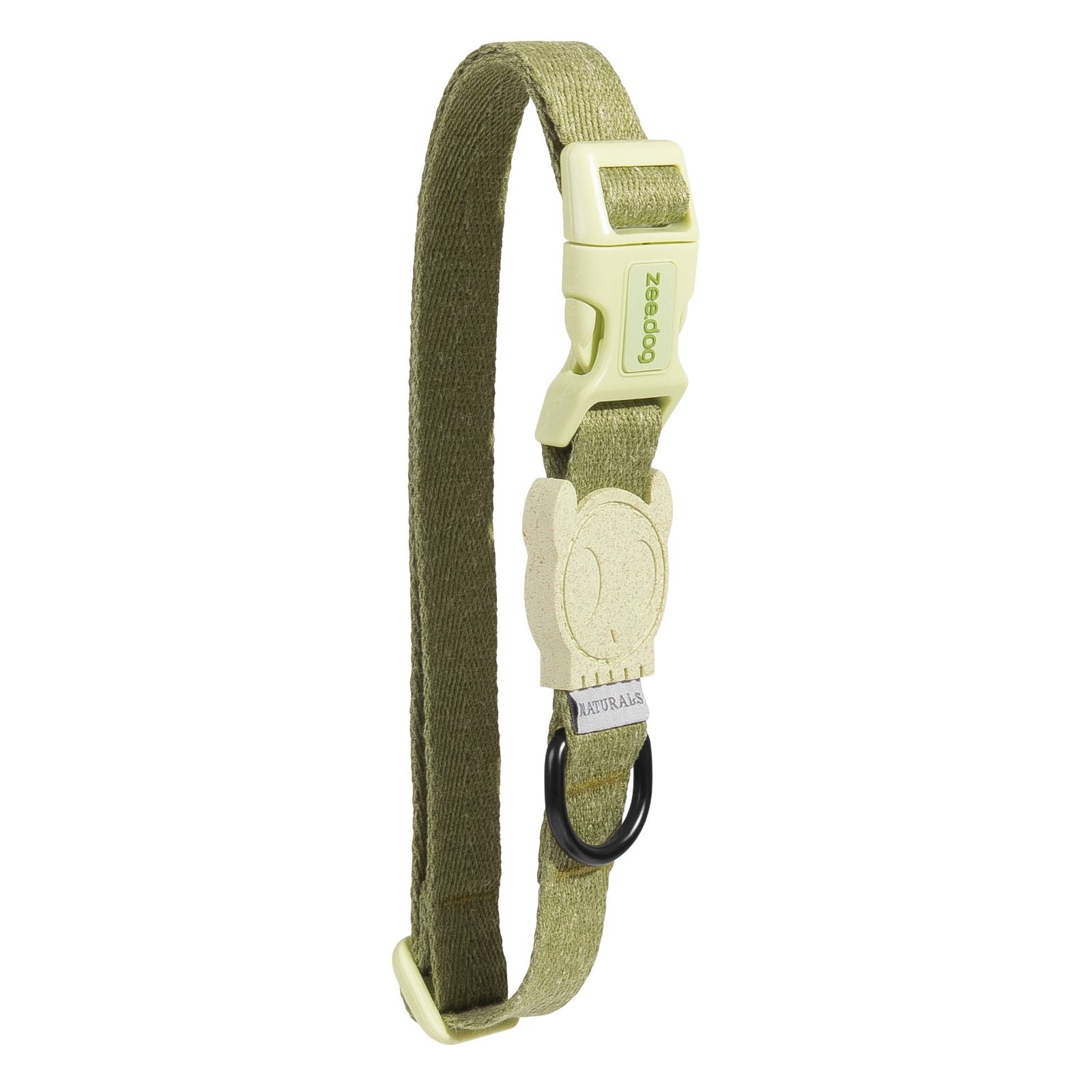 Zee.Dog Naturals Moss Dog Collar - Durable & Stylish Pet Collar for Small, Medium & Large Dogs - Perfect for Daily Walks, Training & Outdoor Adventures
