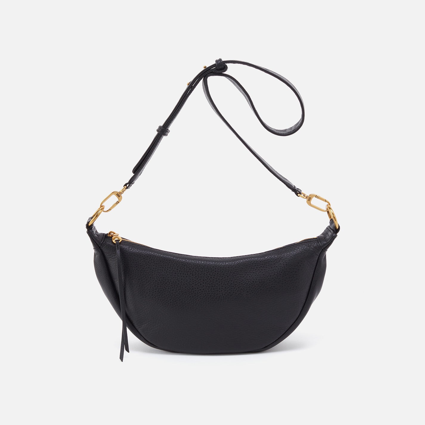 Knox Sling Bag in Pebbled Leather - Stylish Black Crossbody Bag for Men & Women | Perfect for Travel, Work & Everyday Use