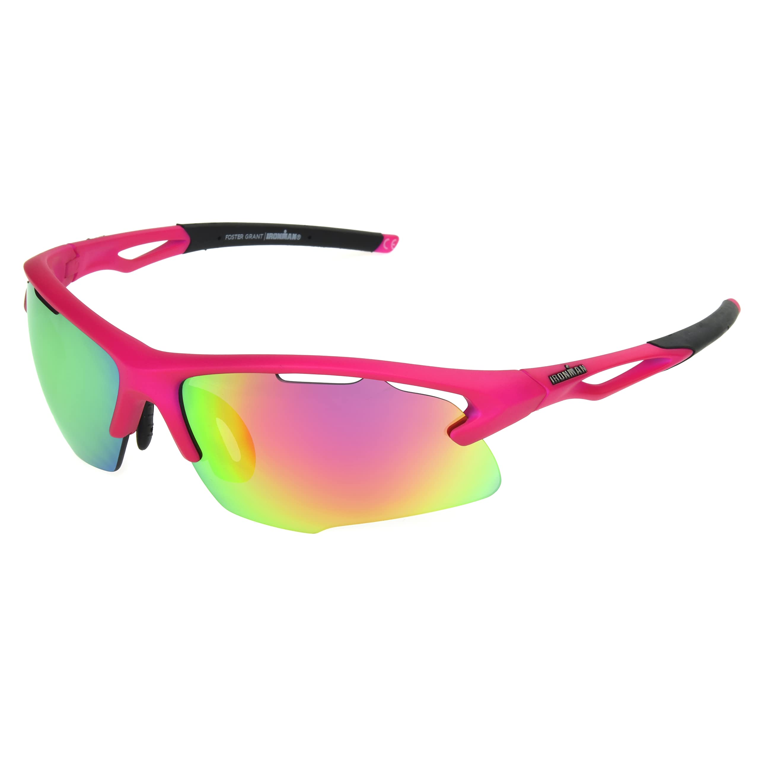 IRONMAN 1802 Polarized Sports Sunglasses - UV Protection, Lightweight & Durable for Running, Cycling & Outdoor Activities